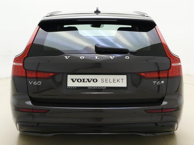 Volvo V60 T6 350pk AWD Plus Dark / Sportleder / 360 Camera / El. Trekhaak / Harman&Kardon / Verw. Voorruit / Keyless / Adapt. Cruise / BLIS / El. Stoelen / Stoel + Stuurw. Verwarming /