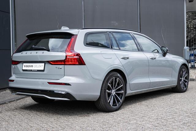 Volvo V60 T6 Plug-in hybrid AWD Plus Dark | Google Navigatie | Moritz lederen interieur | Elektrische stoelen voor met memory | Harman Kardon premium Sound | Parkeercamera | Adaptive Cruise Control | BLIS | Keyless |