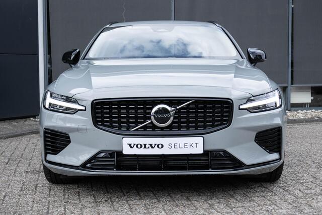 Volvo V60 T6 Plug-in hybrid AWD Plus Dark | Google Navigatie | Moritz lederen interieur | Elektrische stoelen voor met memory | Harman Kardon premium Sound | Parkeercamera | Adaptive Cruise Control | BLIS | Keyless |
