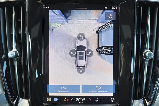 Volvo V60 T6 Recharge AWD Plus Dark - IntelliSafe Assist & Surround - 360º Camera - Harman/Kardon audio - Verwarmde voorstoelen, stuur & achterbank - Parkeersensoren voor & achter - Elektr. bedienb. voorstoelen met geheugen - Elektr. inklapbare trekhaak - 18' LMV
