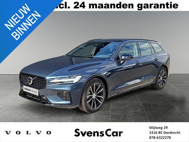 Volvo V60 2.0 T6 Plug-in hybrid AWD Plus Dark | Sportstoelen | Harman/Kardon | Trekhaak | 360 graden camera |