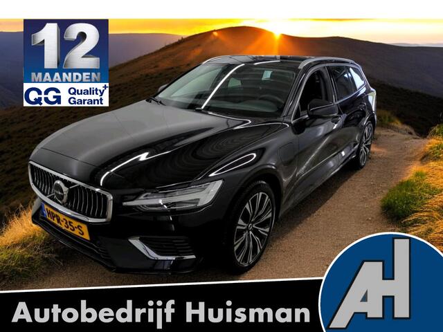 Volvo V60 2.0 T6 AWD 293kW/399pk Aut8 Plug-in hybrid Plus Bright ADAPT.CRUISE + HARMAN/KARDON + BLIS + SPORTSTOELEN + LANE ASSIST + STOELVERWARMING + GOOGLE DASH&SERVICES + CAMERA + LED HIGH BEAM + PARKSENSOREN + 19" LM-VELGEN!!
