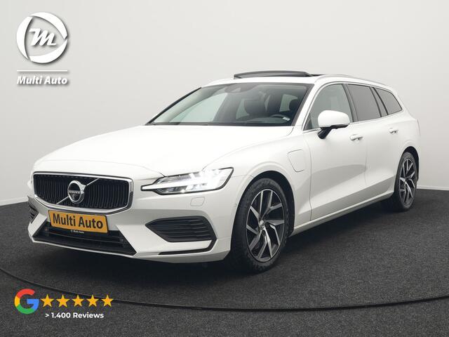 Volvo V60 T6 Twin Engine AWD Momentum Pro Plug In Hybrid 340pk Dealer O.H PHEV | Panodak | Adaptive Cruise | 360 Camera | Head Up | Sportstoelen Verwarmd | Harman & Kardon | Apple Carplay | Blis | Navigatie | Keyless | Virtual | DAB |