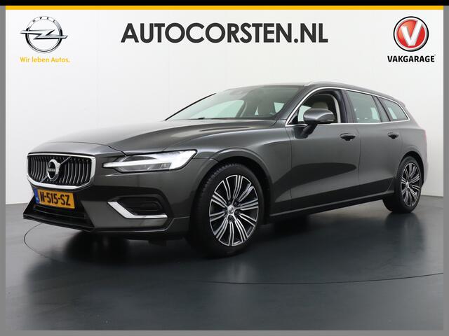Volvo V60 2.0T AUT-7 Inscription Leer MHEV Apple Carplay Android Auto Harman&Kardon®-Hifi Camera Adap.Cruise Elek.Stoelen Stuur+Stoelverwarming Navi Ecc Cruise Control DAB+ PDC Lane Assist Road Sign Info Lmv 18" Led Elek. Achterklep Regen-Lichtsensor Collision Avoi