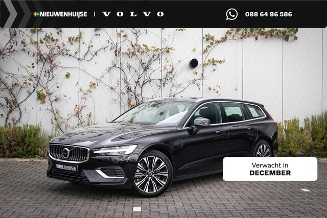 Volvo V60 2.0 T6 Plug-in hybrid AWD Plus Bright | Adaptieve Cruise Control | Trekhaak | Harman & Kardon | Stoel + stuurverwarming |