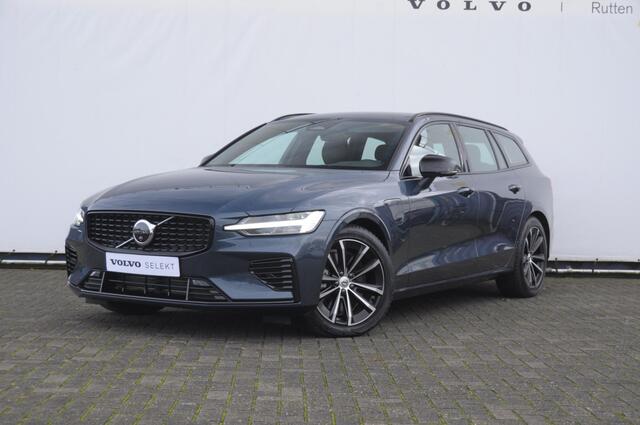 Volvo V60 T6 350PK Automaat AWD Plus Dark / Adaptive cruise control / Elektrische stoelen / Harman Kardon audio / Trekhaak / Pilot assist / BLIS / Stoel en stuur verwarming / Elektrische achterklep / Parkeersensoren met 360 camera / Google infotainment