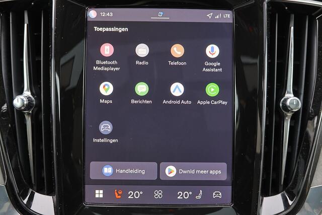 Volvo V60 T8 Recharge AWD Ultra Dark - Panorama/schuifdak - IntelliSafe Assist & Surround - 360º Camera - Harman/Kardon audio - Adaptieve LED koplampen - Verwarmde voorstoelen, stuur & achterbank - Parkeersensoren voor & achter - Elektr. bedienb. voorstoelen met ge