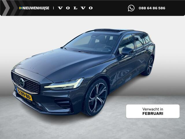 Volvo V60 2.0 B3 Plus Dark | Panoramadak | Lichtmetalen velgen 19 inch | Sportstoelen | Stoelverwarming | Apple Carplay | Android Auto | Trekhaak Wegklapbaar | Achteruitrijcamera