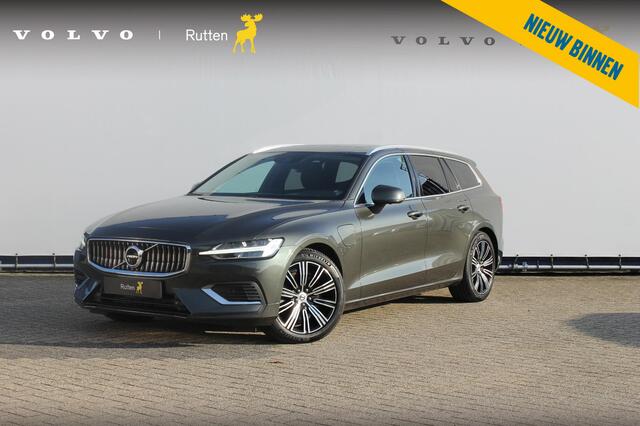 Volvo V60 T6 350PK Automaat Recharge AWD Inscription Panoramisch schuif-kanteldak / Semi elektrisch wegklapbare trekhaak / DAB+ / Apple Carplay / Lederen bekleding / 360graden camera