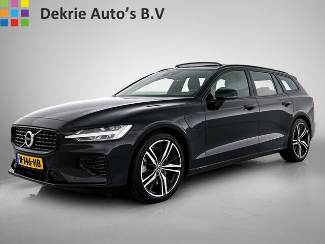 Volvo V60 2.0 T8 Hybride SOH 94% AWD R-Design / Panoramadak / Leder / Navigatie / Adap. Cruise / Pdc.V+A / Stuur- Stoelverwarming / Apk 01-2028