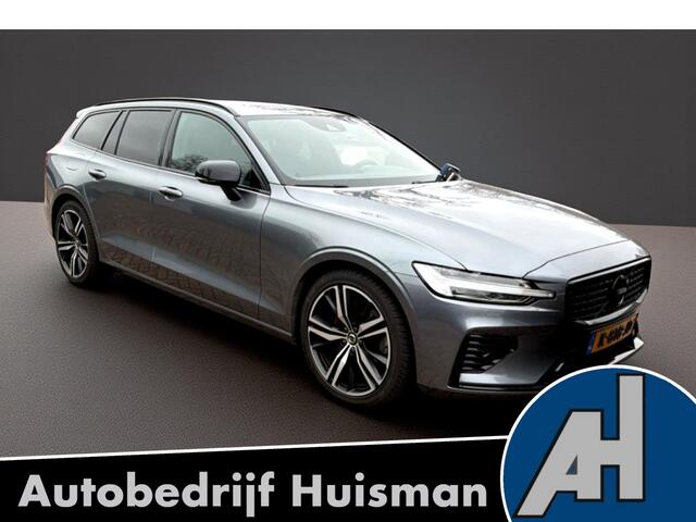 Volvo V60 2.0 T6 AWD 250kW/340pk Aut8 Recharge R-Design HARMAN/KARDON + SPORTSTOELEN + FOUR-C ONDERSTEL + MEMORY BESTUURDER + CAMERA + ADAPT.CRUISE + BLIS + LANE ASSIST + PILOT ASSIST + KEYLESS ENTRY&GO + STANDVERWARMING + ON-CALL + PARKSENSOREN + 19" LM-VELGEN!!
