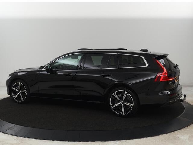 Volvo V60 2.0 T8 Plug-in AWD Ultimate Bright | Panoramadak | Trekhaak | Leder | Stoelventilatie | 360 Camera | Harman/Kardon | Head-Up | Keyless | Carplay | Achterbankverwarming | Adaptive cruise | PHEV