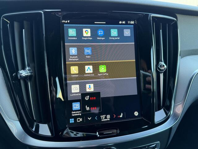 Volvo V60 2.0 T6 Plug-in hybrid AWD Plus Dark Adaptive Cruise Control / BLIS / 360 camera / Electr. stoelverstelling / Stoel-, stuur-, voorruit verwarming / Keyless drive /