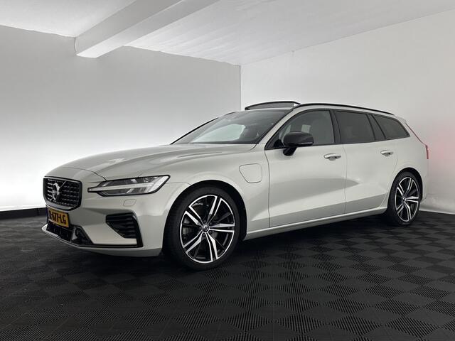 Volvo V60 2.0 T6 Recharge AWD R-Design (Plug-in) (INCL.BTW) Aut. *PANO | HEAD-UP | LEATHER-FABRIC | FULL-LED | MEMORY-PACK | HARMAN/KARDON | DIGI-COCKPIT | HEATED-SPORTSEATS | KEYLESS | DAB+ | NAVI-FULLMAP | PDC | CRUISE | TOWBAR | 19''ALU*