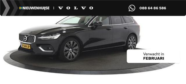 Volvo V60 2.0 B3 Inscription | Achteruitrijcamera | Parkeersensoren | Trekhaak | Lederen Bekleding | BLIS | Cruise Control Adaptief | Lichtmetalen Velgen 18 inch | Keyless Entry | Stoelverwarming