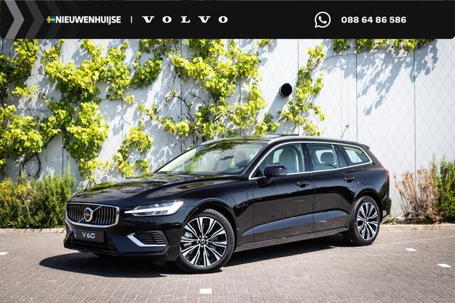 Volvo V60 2.0 T6 Plug-in hybrid AWD Ultra Bright | Adaptieve Cruise Control | Dodehoek Detectie | 360 Camera | Adaptieve Koplampen | Head-Up Display | Leder Blond | Elektr. Stoelen | Stoel+Stuurverwarming