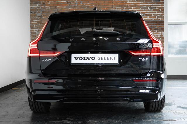 Volvo V60 T6 Plug-in hybrid AWD Plus Dark | Adaptive Cruise Control | 360° Parkeercamera | BLIS | Stoelverwarming | Stuurwielverwarming | Wegklapbare trekhaak | Harman Kardon Premium Audio | Google infotainment |