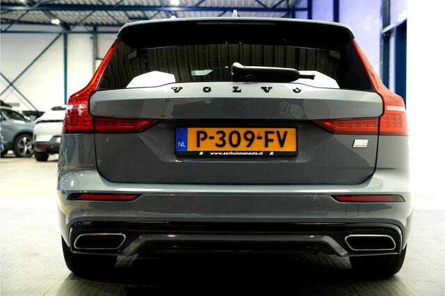 Volvo V60 2.0 T6 AWD Long Range 293kW/399pk Aut8 Recharge R-Design ADAPT.CRUISE + EL.TREKHAAK + SUBWOOFER + DAB+ + LEDER/GAASSTOF + PILOT ASSIST + ADAPT.CRUISE + STOEL-&STUURVERWARMING + CAMERA + PD-GLASS + KEYLESS ENTRY&GO + PARKSENSOREN + 19" LM-VELGEN!!