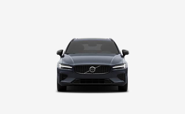 Volvo V60 T6 Plug-in hybrid AWD Ultra Dark | Google | Long Range | Schuif-/Kanteldak | Adaptieve Cruise Control | DAB | Head-Up Display | Camera | Stoelverwarming Voor + Achter | Harman Kardon Audio | Getint Glas | Zitverlenging | Elek. Stoelen | Memory | 19" LM