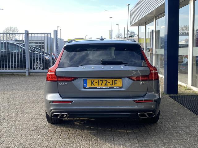 Volvo V60 2.0 B3 Momentum Advantage / Automaat / NL-Auto / Vol-Leder / Adaptieve Cruise-Control / Stoel-/Stuurverwarming / Climate-Control / Standkachel / Keyless / LED / Apple-Carplay & Android-Auto / DAB Radio-Bluetooth / Navi / PDC V+A met Camera / 19'' LMV / EN