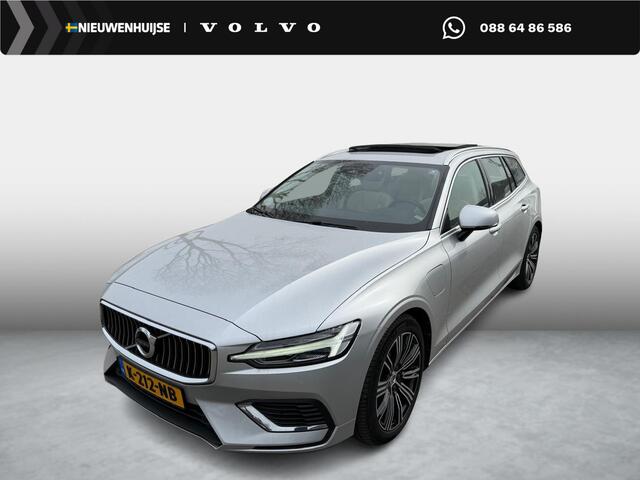 Volvo V60 2.0 T6 Recharge AWD Inscription | Plug-in Hybrid (PHEV) | Trekhaak | Panoramadak | Achteruitrijcamera | Elektrisch Verstelbare Voorstoelen | Keyless Entry | Elektrische Achterklep | Navigatie | Apple Carplay | Android Auto