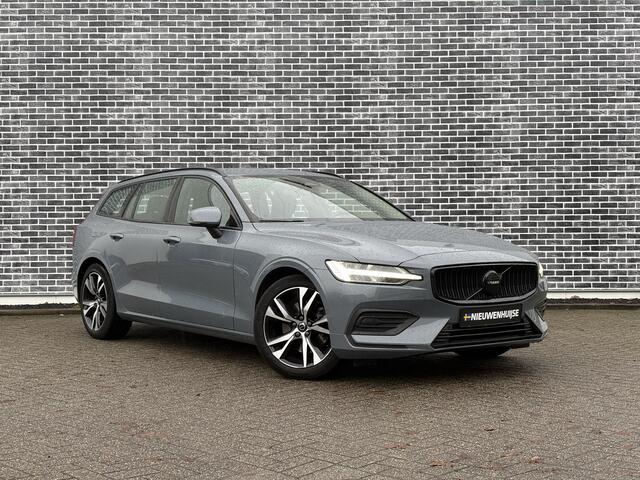 Volvo V60 B3 Essential | Google | Trekhaak | Parkeersensoren Voor + Achter | Achteruitrijcamera | Sport pack | Draadloos Opladen Telefoon | Apple Carplay / Android Auto | 18" velgen