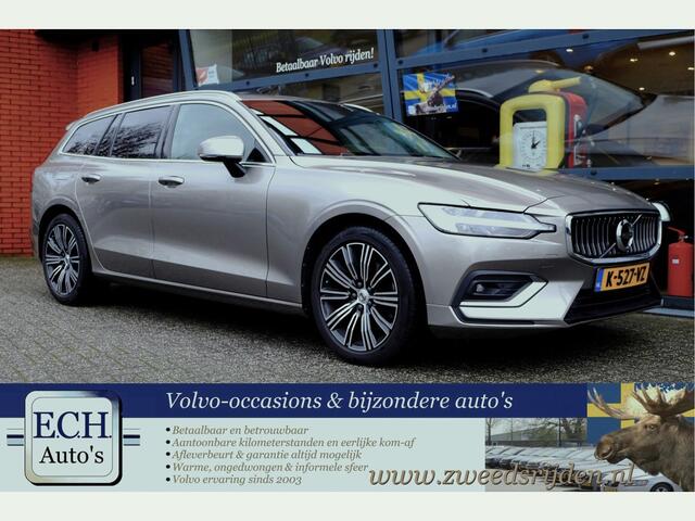 Volvo V60 2.0 B3 177 pk Inscription, Leer, Navi, Apple CarPlay, Stuurwielverw.