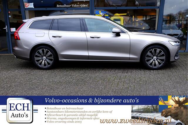 Volvo V60 2.0 B3 177 pk Inscription, Leer, Navi, Apple CarPlay, Stuurwielverw.