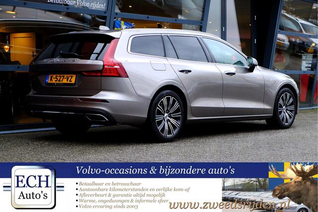 Volvo V60 2.0 B3 177 pk Inscription, Leer, Navi, Apple CarPlay, Stuurwielverw.