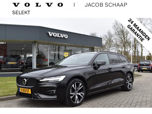 Volvo V60 B4 211PK Automaat Plus Dark | Trekhaak | ACC | Leder | Stoelverwarming | 360 Camera | 18"LMV