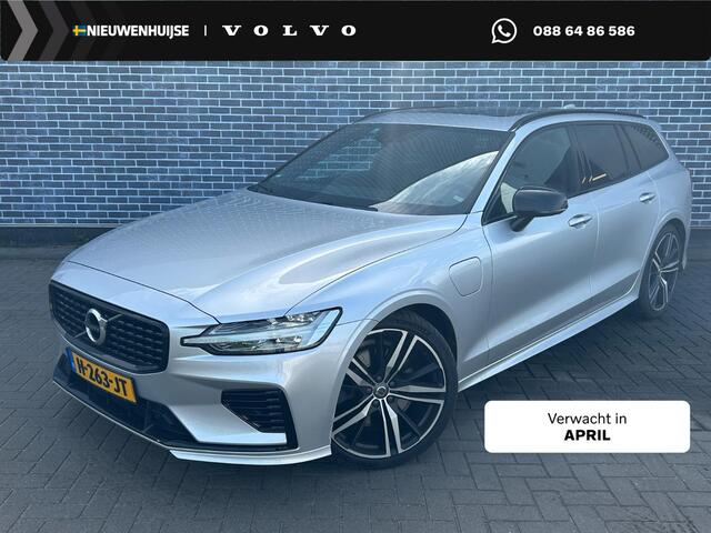 Volvo V60 2.0 T6 Twin Engine AWD R-Design | Plug-in Hybrid (PHEV) | Panoramadak | Head-Up Display | Harman Kardon Audio | Achteruitrijcamera | Stoelverwarming voor en achter | Navigatie | Keyless Entry | Lichtmetalen Velgen 19 inch
