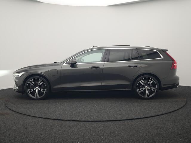 Volvo V60 T6 Recharge AWD Inscription PHEV 340pk Dealer O.H. | Panodak | Camera | Lederen Sportstoelen Memory & Verwarmd | Stuur Verwarmd | Keyless | Navigatie | DAB | Cruise Control | Plug In Hybrid |