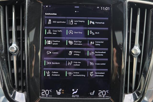 Volvo V60 B3 R-Design - IntelliSafe Assist & Surround - Full-LED Active High Beam koplampen - Harmon Kardon Audio - Parkeercamera achter - Verwarmde voorstoelen, stuur & achterbank - Parkeersensoren voor & achter - Elektr. bedienb. voorstoelen met geheugen - Elektr