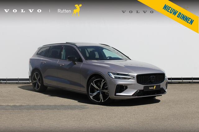 Volvo V60 T6 350PK Automaat Plug-in hybrid AWD Ultra Dark Adaptieve Cruise Control / Head-up display / Panoramisch schuif-kanteldak / Harman Kardon Audio / Blis / Google infotainment