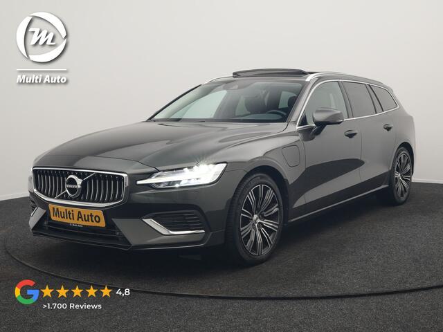 Volvo V60 T6 Recharge AWD Inscription PHEV 340pk | Panodak | Adaptive Cruise | Camera | Stoelen & Stuur Verwarmd | Keyless | Blis | Apple Carplay | Navigatie | DAB | Virtual Cockpit | Plug In Hybrid |