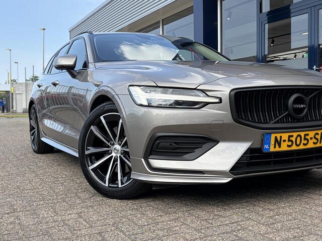 Volvo V60 2.0 B3 Momentum Advantage / Automaat / NL-Auto / Dealer-Onderhouden / Pilot-Assist / Adaptieve Cruise-Control / Stoel-/Stuurverwarming / Elektr.-Wegklapbare Trekhaak / Draadloze-Telefoonlader / Climate-Control / Standkachel / Keyless / LED / Apple-Carplay