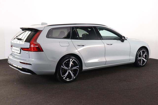 Volvo V60 T6 Recharge AWD Plus Dark - Panorama/schuifdak - IntelliSafe Assist & Surround - 360º Camera - Harman/Kardon audio - Verwarmde voorstoelen, stuur & achterbank - Parkeersensoren voor & achter - Elektr. bedienb. voorstoelen met geheugen - Head up display - 