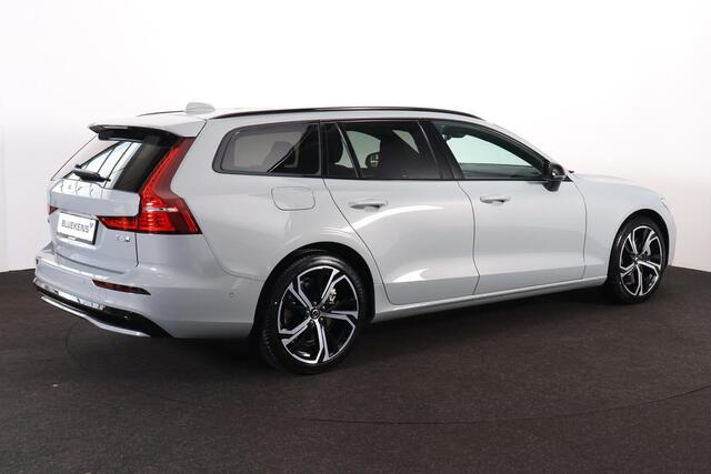 Volvo V60 T6 Recharge AWD Plus Dark - Panorama/schuifdak - IntelliSafe Assist & Surround - 360º Camera - Harman/Kardon audio - Verwarmde voorstoelen, stuur & achterbank - Parkeersensoren voor & achter - Elektr. bedienb. voorstoelen met geheugen - Head up display - 
