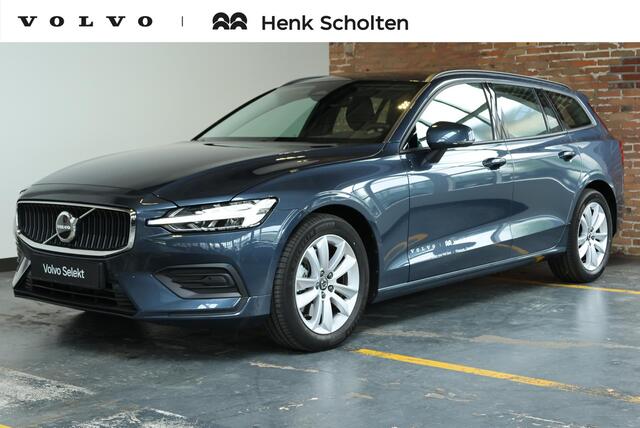 Volvo V60 B4 Essential Edition | Stoelverwarming | Stuurwielverwarming | Parkeersensoren voor + achter | Parkeercamera | BLIS | Lederen Bekleding | Pilot Assist | Google Infotainment