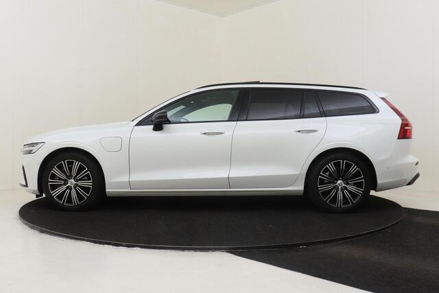 Volvo V60 T6 PLUG-IN HYBRID AWD ULTRA DARK *FULL OPTIONS!* -PANO.DAK|BOWERS&WILKINS|GEVENT.LEDER+MASSAGE|360°CAM|HEAD-UP DISP.|PRIVACY.GLAS|TREKHAAK|19"