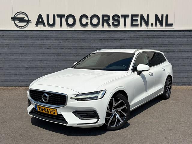 Volvo V60 2.0 T5 251PK Aut. Leder Wegkl.Trekhaak Navi Ecc Adap.Cruise Contourstoelen Apple CarPlay Android Auto Bordherk. High Performance Audio Pdc Momentum Elek.Stoelen+Memory Elek.Achterklep Privacy Glas Lmv 18" Regensensor 1.800KG Trekgewicht Origineel Nederlan