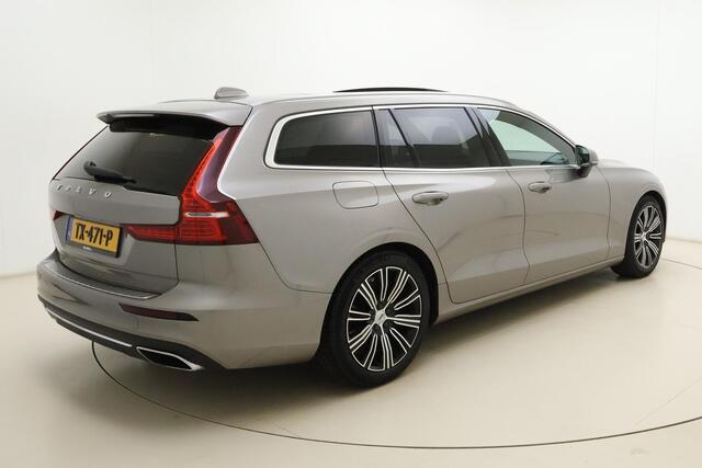 Volvo V60 2.0 T5 250pk Inscription | Apple carplay/Android auto | Trekhaak | HUD | Parkeercamera | Climate control | Stoel/Stuurverwarming | Lederen bekleding | Navigatie | Panoramadak | Cruise control Adaptief |