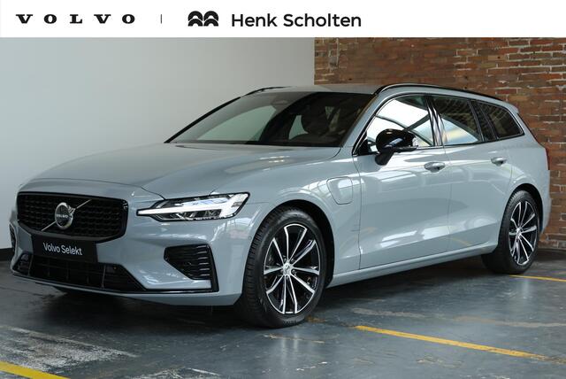 Volvo V60 2.0 T8 Plug-in hybrid AWD Plus Dark | 360º Visual Park Camera | Semi-Elektrische Trekhaak | Stoelverwarming Voor + Achter | Harman Kardon Premium Audio | Google Infotainment |
