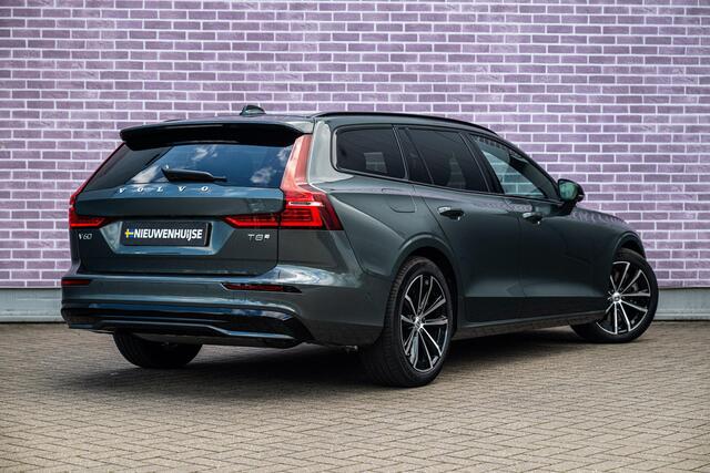 Volvo V60 2.0 T8 Plug-in hybrid AWD Plus Dark | PHEV Long Range | 360 Graden Camera | Panoramadak | Head-up Display | Harman Kardon Audio | Keyless Entry | Elektrische Achterklep | Elektrisch Verstelbare Voorstoelen | Navigatie | Apple Carplay | Android Auto