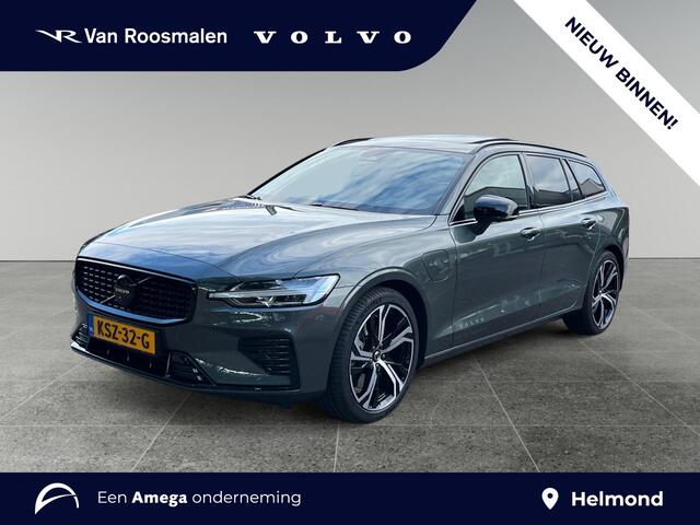 Volvo V60 2.0 T6 Plug-in hybrid AWD Plus Dark | Harman/Kardon | Panoramadak | Zwarte logo's