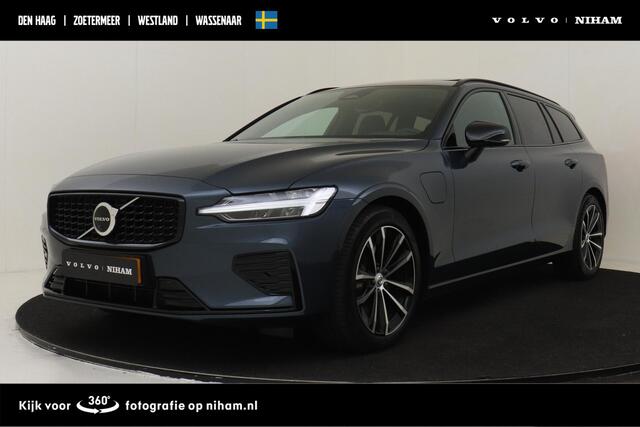 Volvo V60 T8 PLUG-IN HYBRID AWD PLUS DARK -PANO.DAK|HARMAN/KARDON|360°CAM|HEAD-UP DISP.|PRIVACY.GLAS|TREKHAAK|18"|SoH:100%