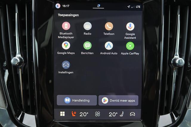 Volvo V60 T6 Recharge AWD Plus Dark - Panorama/schuifdak - IntelliSafe Assist & Surround - 360º Camera - Harman/Kardon audio - Verwarmde voorstoelen, stuur & achterbank - Parkeersensoren voor & achter - Elektr. bedienb. voorstoelen met geheugen - Head up display - Extra getint glas - 19' LMV