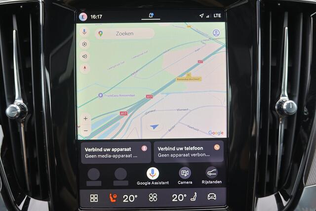 Volvo V60 T6 Recharge AWD Plus Dark - Panorama/schuifdak - IntelliSafe Assist & Surround - 360º Camera - Harman/Kardon audio - Verwarmde voorstoelen, stuur & achterbank - Parkeersensoren voor & achter - Elektr. bedienb. voorstoelen met geheugen - Head up display - Extra getint glas - 19' LMV