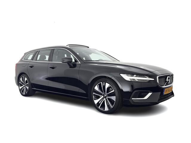 Volvo V60 2.0 T6 Recharge AWD Inscription (Plug-in) (INCL-BTW) Aut. *PANO | LEATHER | FULL-LED | MEMORY-PACK | KEYLESS | DIGI-COCKPIT | NAVI-FULLMAP | HEATED-SPORTSEATS | ECC | CRUISE | DAB | TOWBAR | 19''ALU*