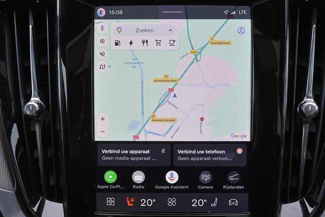 Volvo V60 T8 Recharge AWD Plus Dark - Panorama/schuifdak - IntelliSafe Assist & Surround - 360º Camera - Harman/Kardon audio - Verwarmde voorstoelen, stuur & achterbank - Parkeersensoren voor & achter - Elektr. bedienb. voorstoelen met geheugen - Head up display - Extra getint glas - Inklapbare trekhaak - 18' LMV